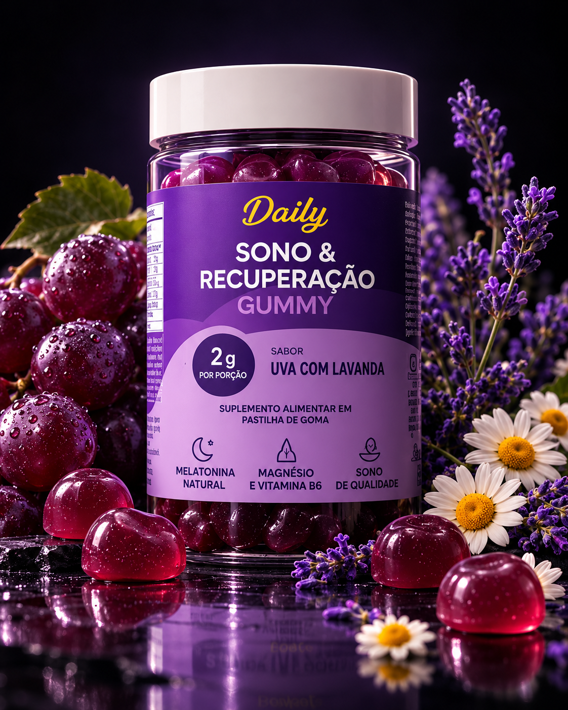 SONO & RECUPERAÇÃO Uva com Lavanda