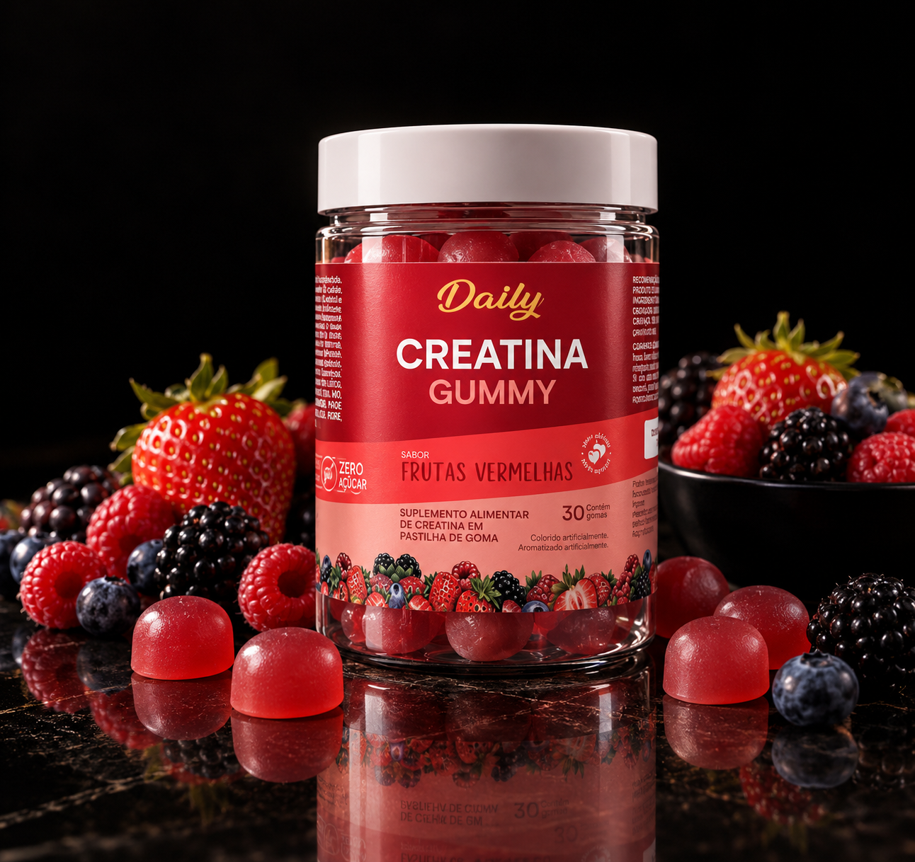 DAILY CREATINA Frutas Vermelhas